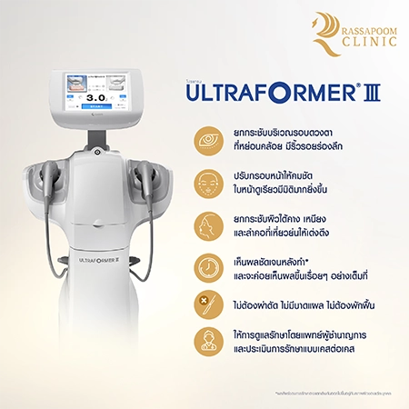 Ultraformer III ยกกระชับ ลดริ้วรอย สลายไขมันใต้ชั้นผิว