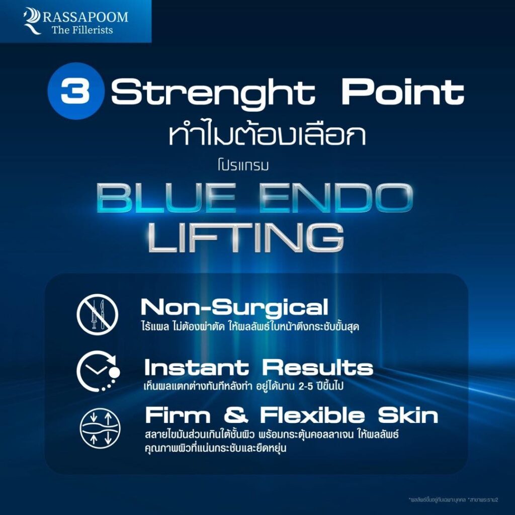 จุดเด่นของโปรแกรม Blue Endo Lifting 