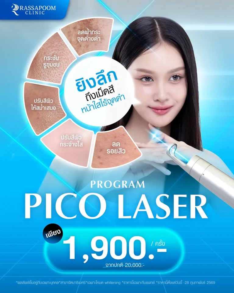 โปรแกรม #Picolaser ยิงลึกถึงเม็ดสี หน้าใสไร้จุดดำ