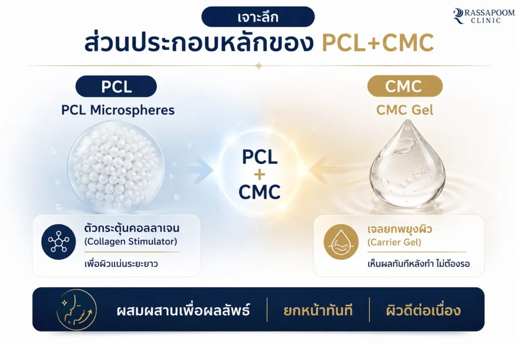 ส่วนประกอบหลักของ PCL+CMC