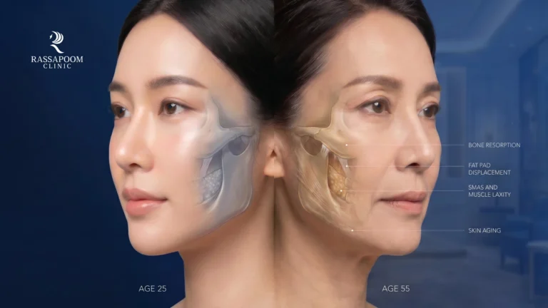 โครงสร้างใบหน้าเปลี่ยนอย่างไรเมื่ออายุมากขึ้น ตามหลักกายวิภาค