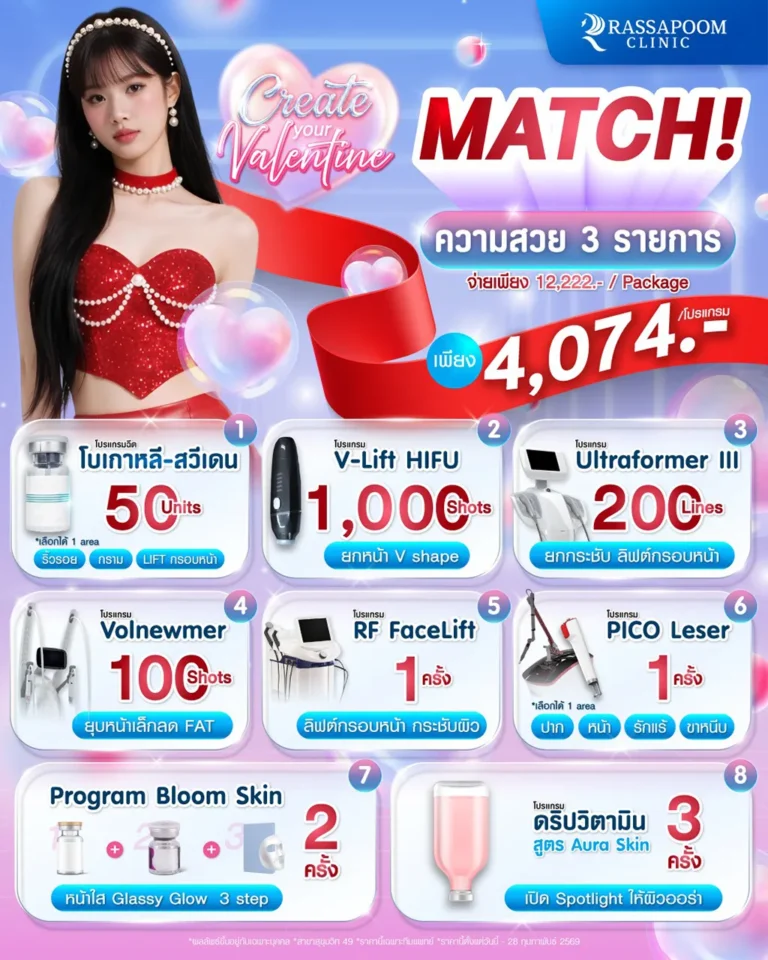 Create Your Valentine At Rassapoom Clinic