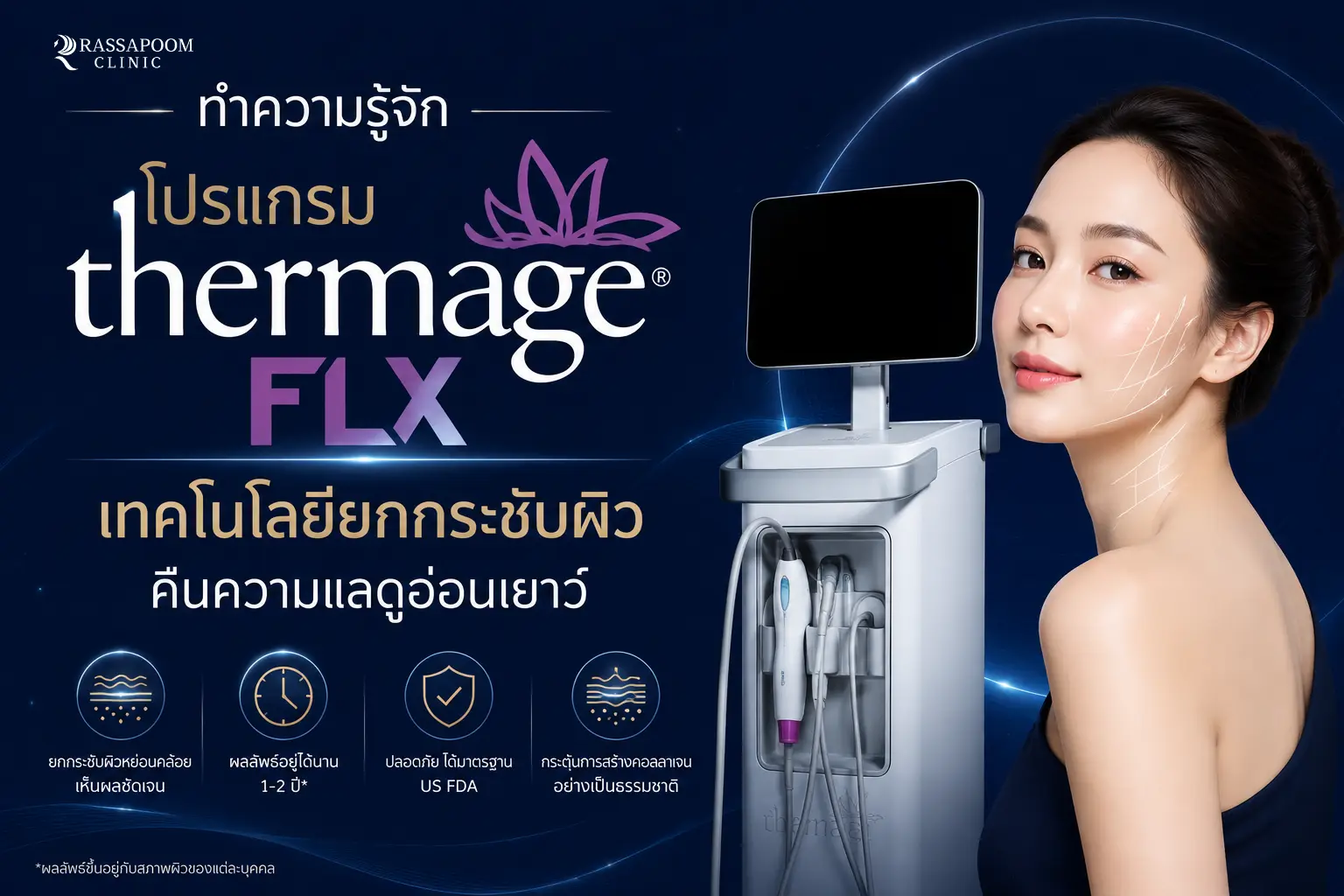 มาทำความรู้จักโปรแกรม Thermage FLX