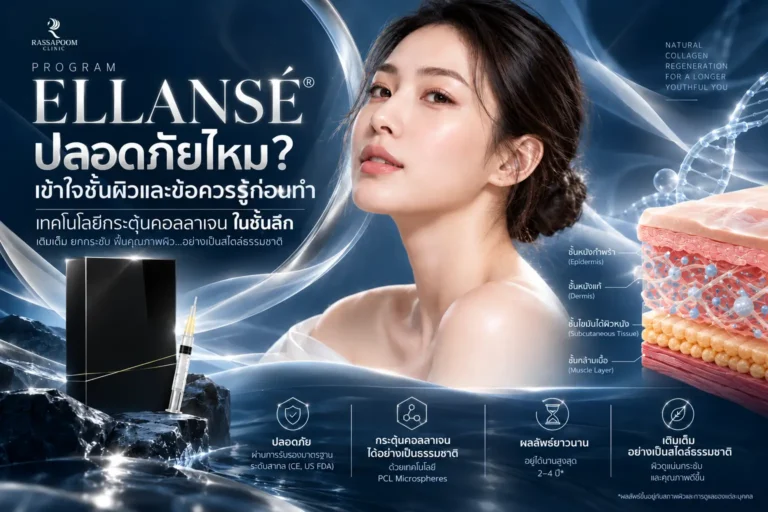 โปรแกรม Ellanse ปลอดภัยไหม? เข้าใจชั้นผิวและข้อควรรู้ก่อนทำ