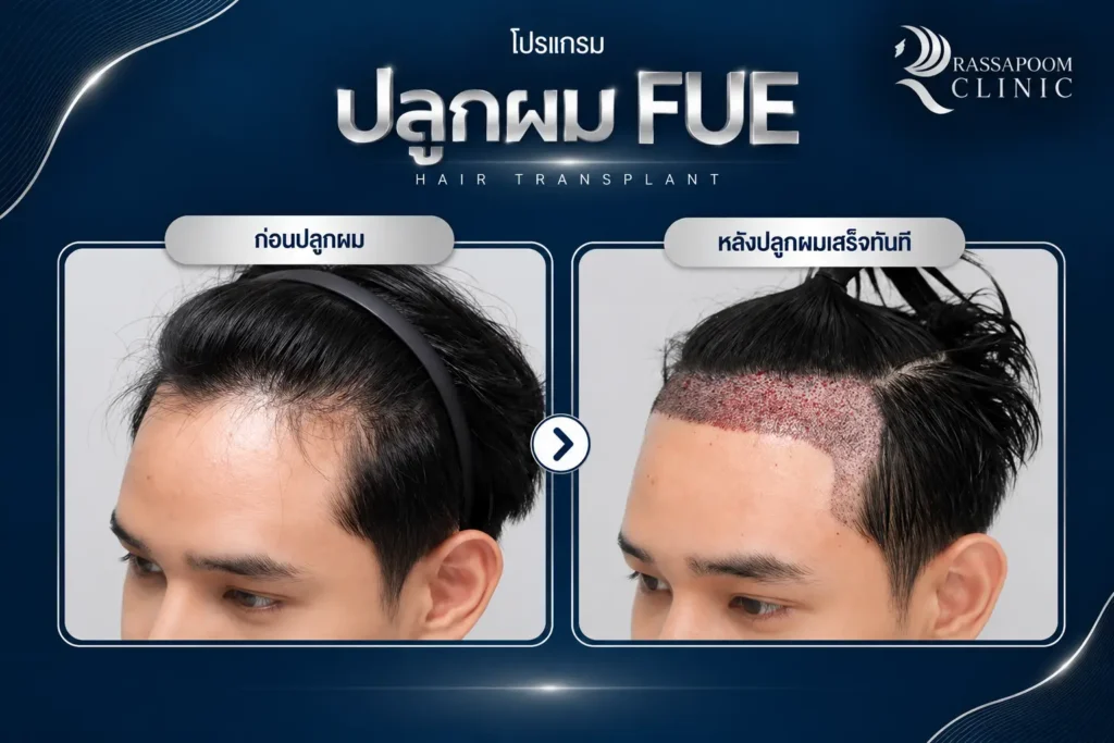FUE Hair Transplant Before and After