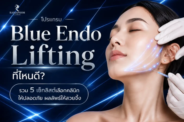 ทำโปรแกรม Blue Endo Lifting ที่ไหนดี รวม 5 เช็กลิสต์เลือกคลินิกให้ปลอดภัย ผลลัพธ์ให้สวยจึ้ง