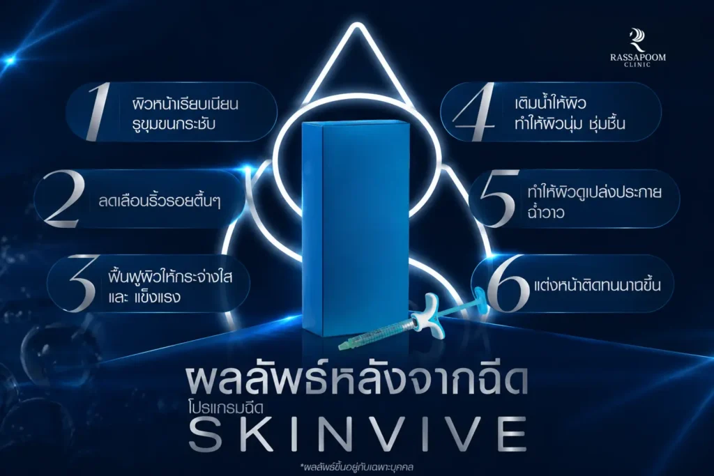 โปรแกรม Skin Vive ช่วยอะไร? และผลลัพธ์หลังฉีด