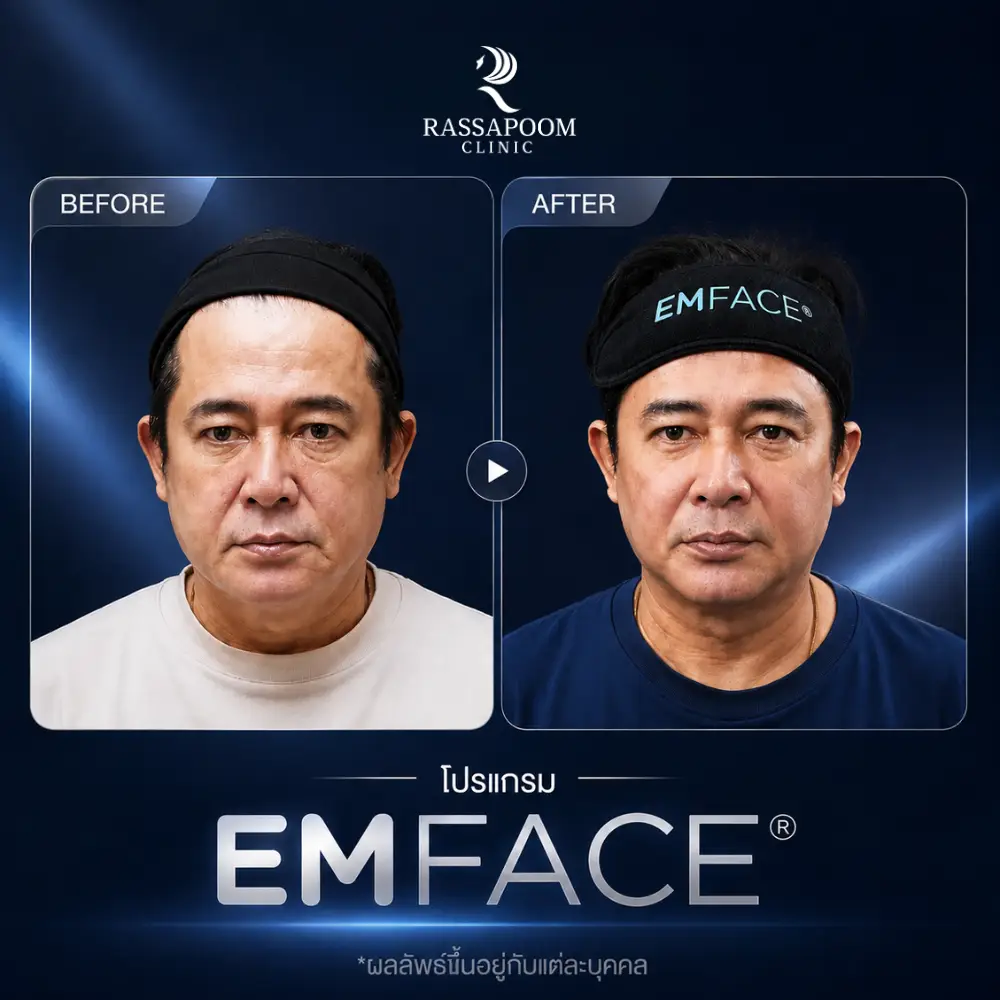 ผลลัพธ์หลังเข้ารับบริการ Emface