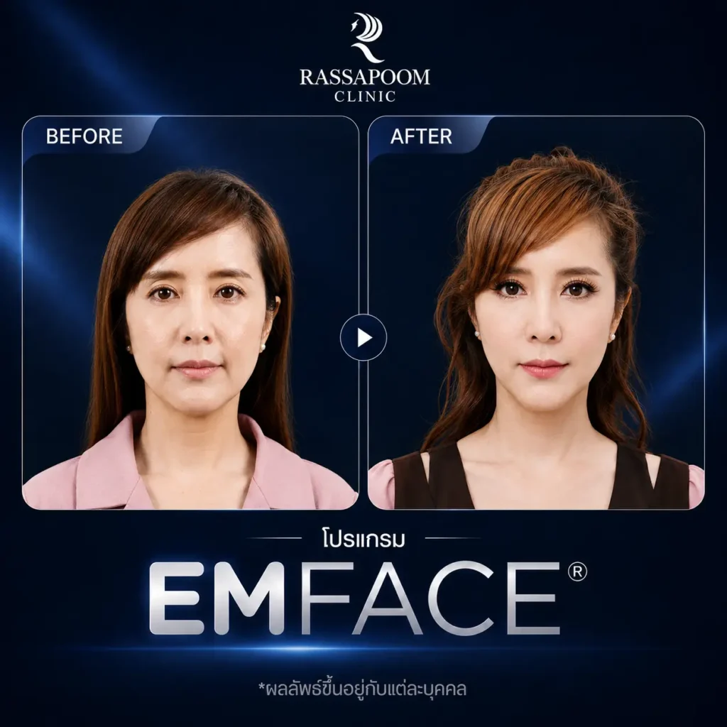 ผลลัพธ์หลังเข้ารับบริการ Emface