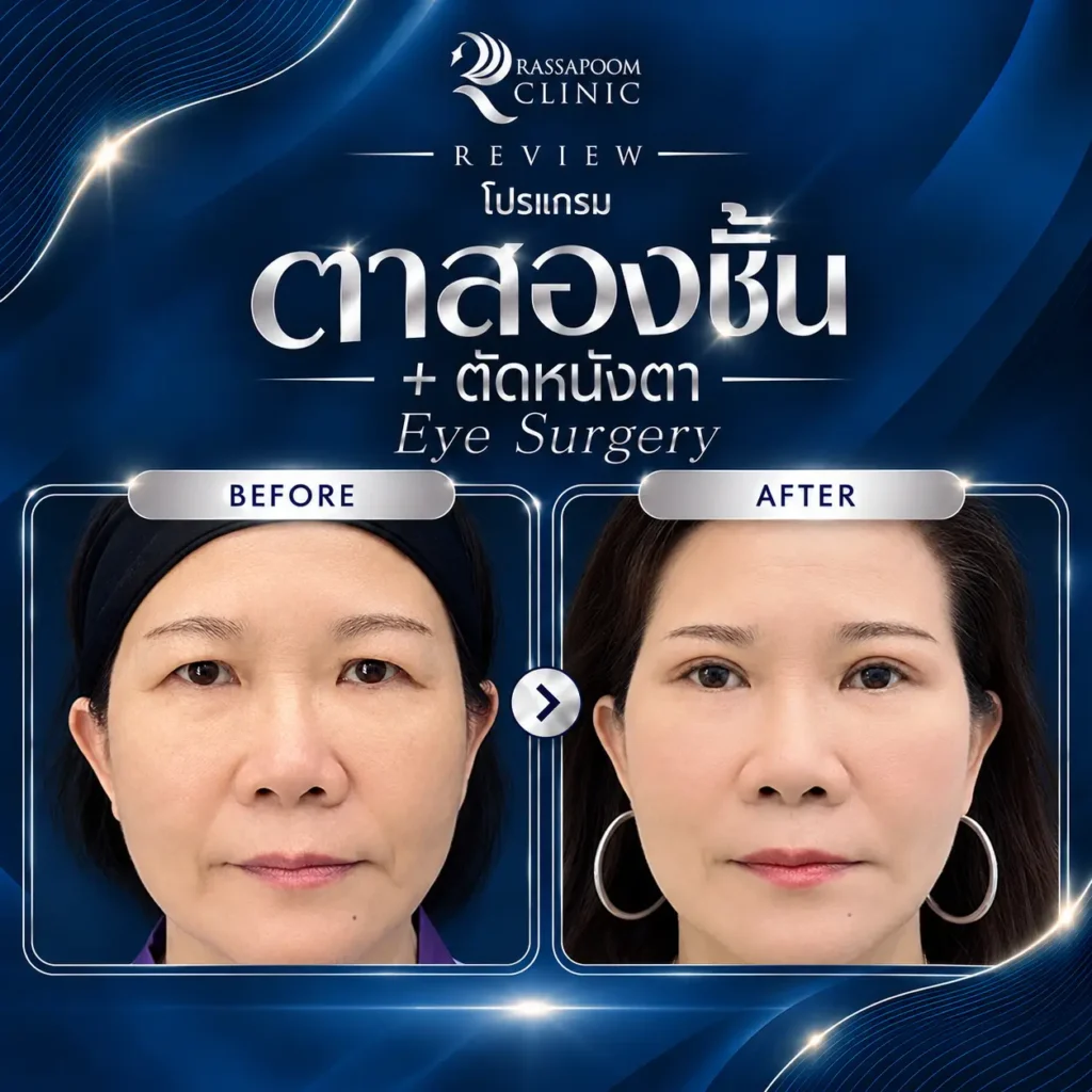 รีวิวโปรแกรมศัลยกรรมตาสองชั้น -2