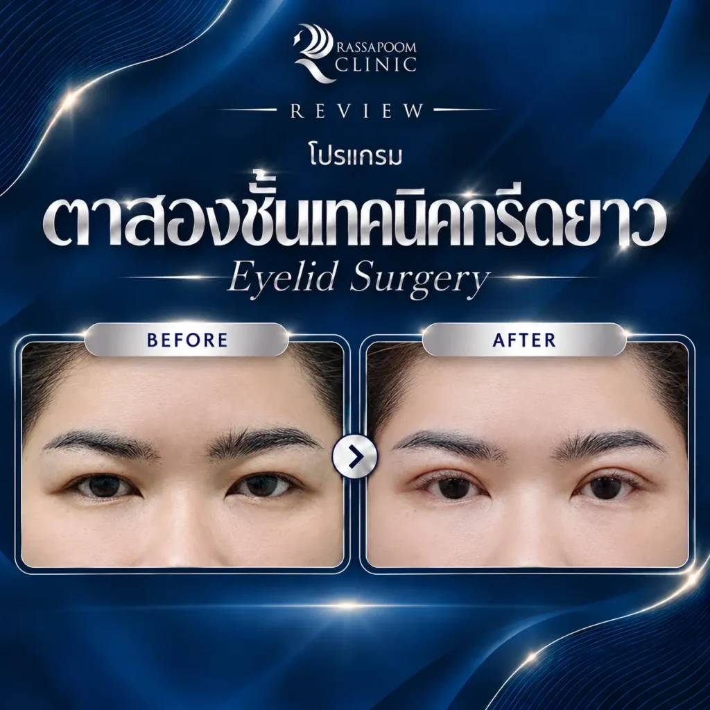 รีวิวโปรแกรมศัลยกรรมตาสองชั้น