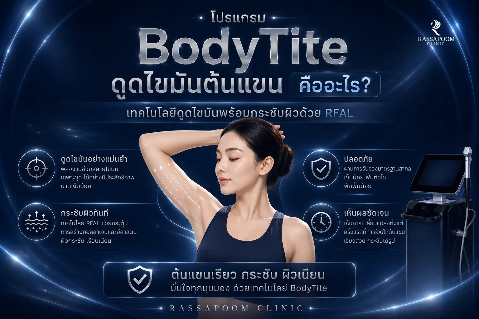 โปรแกรม BodyTite ดูดไขมันต้นแขน คืออะไร
