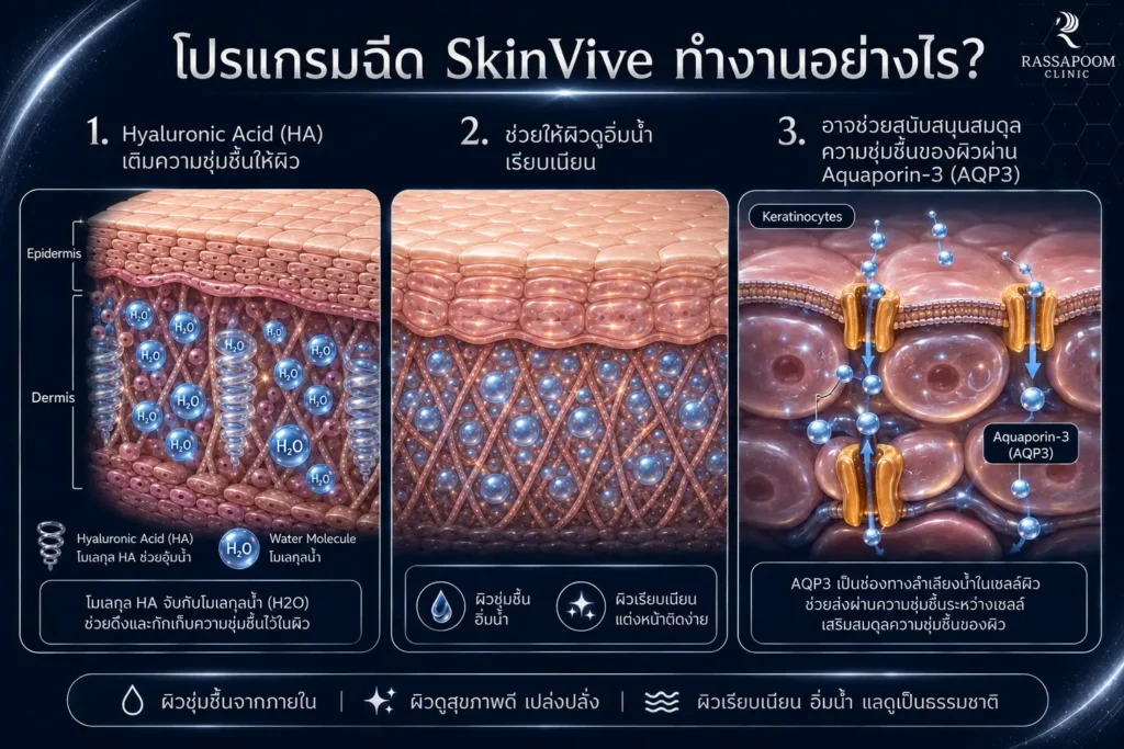 โปรแกรม Skin Vive ทำงานอย่างไร