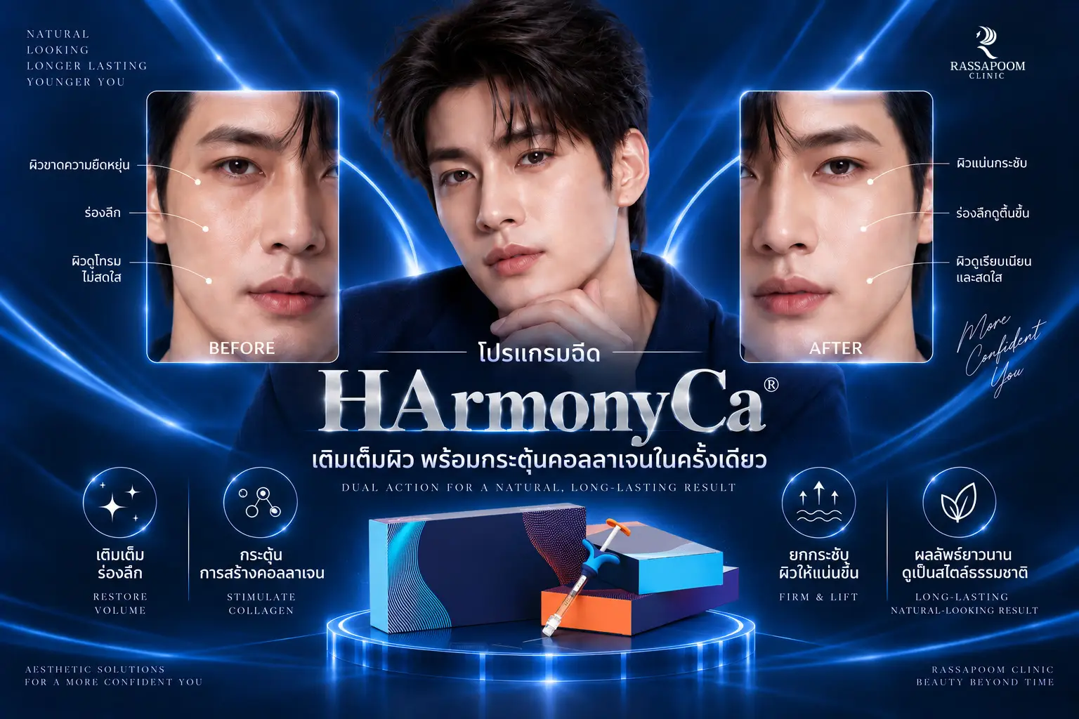 โปรแกรมฉีด HArmonyCa เติมเต็มผิว พร้อมกระตุ้นคอลลาเจนในครั้งเดียว