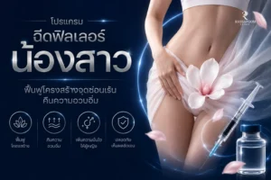 โปรแกรมฉีดฟิลเลอร์น้องสาว ฟื้นฟูโครงสร้างจุดซ่อนเร้น คืนความอวบอิ่ม