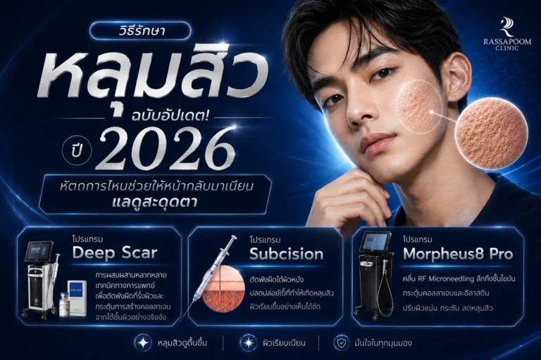 วิธีรักษาหลุมสิว ฉบับอัปเดต! ปี2026 หัตถการไหนช่วยให้หน้ากลับมาเนียน