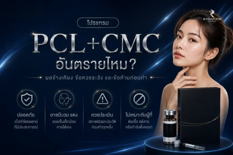 โปรแกรม PCL+CMC อันตรายไหม ผลข้างเคียง ข้อควรระวัง และข้อห้ามก่อนทำ