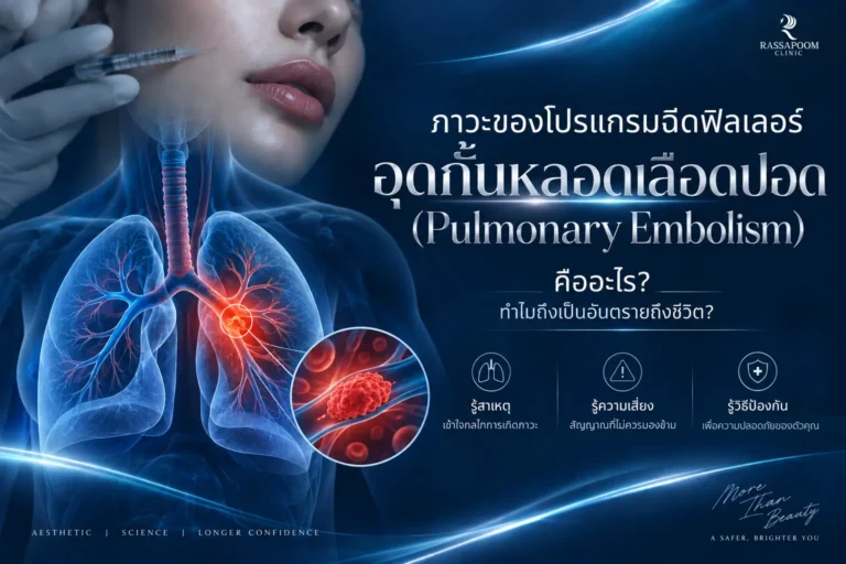ภาวะของโปรแกรมฉีดฟิลเลอร์อุดกั้นหลอดเลือดปอด