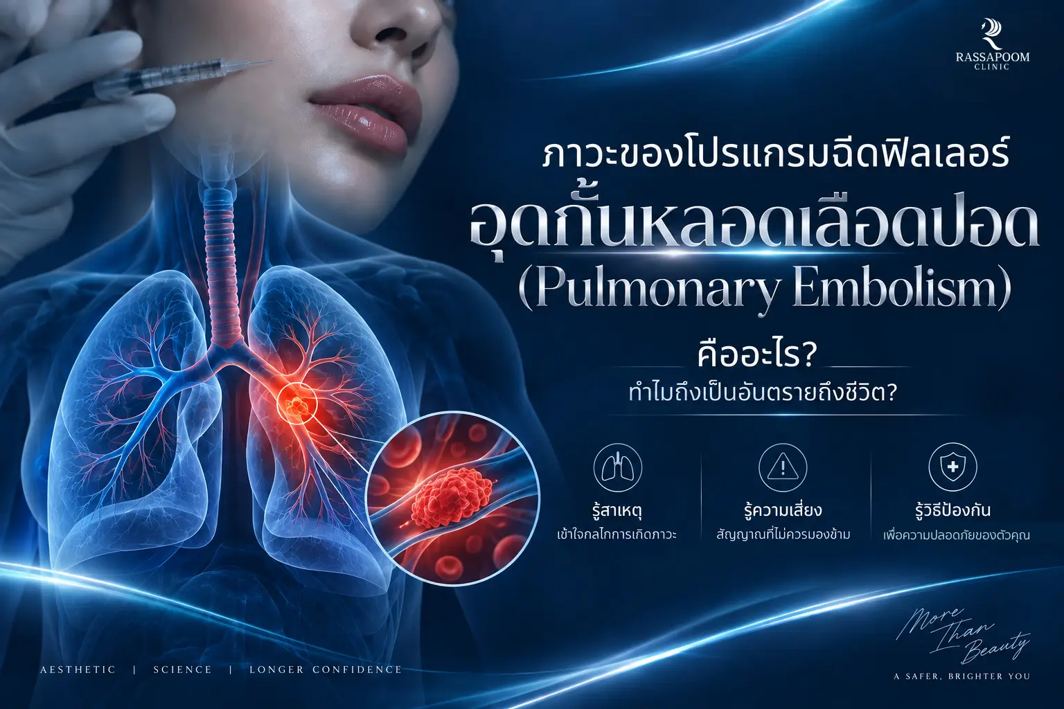 ภาวะของโปรแกรมฉีดฟิลเลอร์อุดกั้นหลอดเลือดปอด