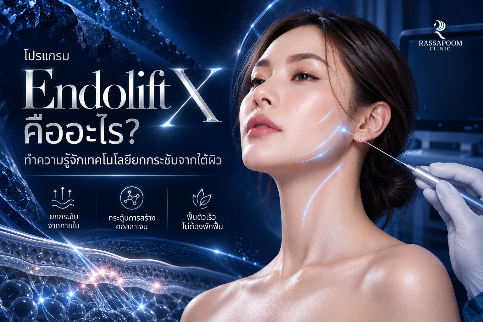 โปรแกรม Endolift X คืออะไร ทำความรู้จักเทคโนโลยียกกระชับจากใต้ผิว